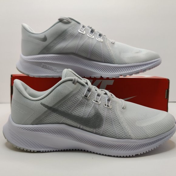 Women's Nike Quest 4 Road Running Shoes White Size 11 DA1106-100 - Picture 1 of 8